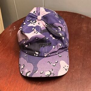 10.Deep Purple and Pink Patterned Hat